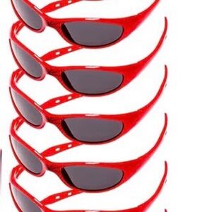 Spider web Red Sunglasses pack of 12